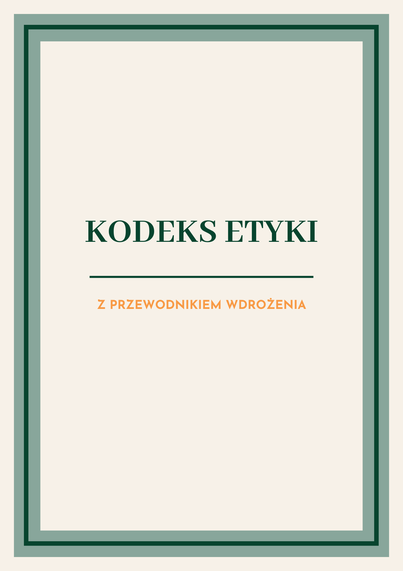 Kodeks etyki