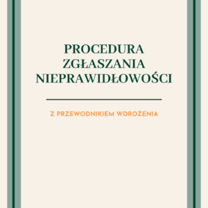 Procedura zgłaszania nieprawidłowości